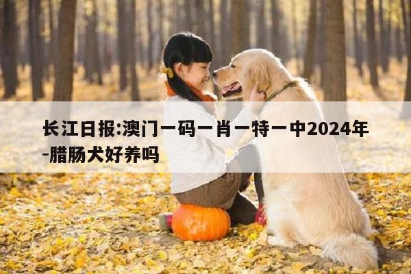 长江日报:澳门一码一肖一特一中2024年-腊肠犬好养吗