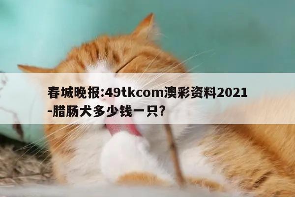 春城晚报:49tkcom澳彩资料2021-腊肠犬多少钱一只?