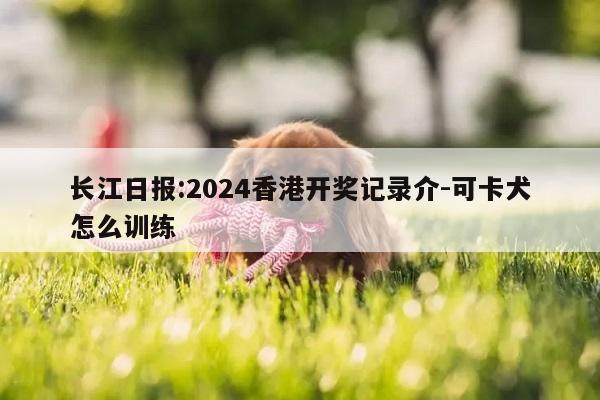 长江日报:2024香港开奖记录介-可卡犬怎么训练